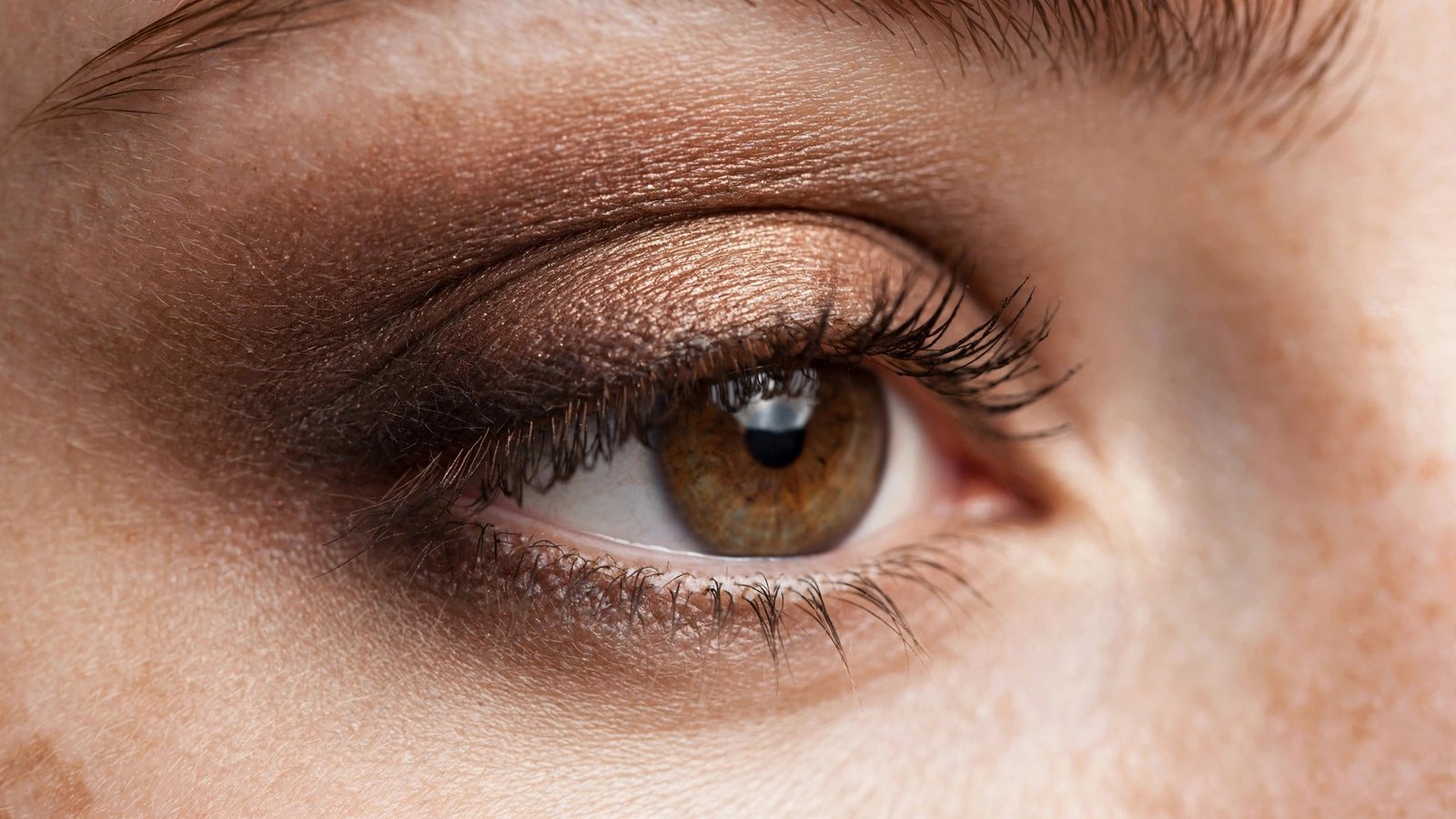2. Soft Smokey Eye in Brown Tones