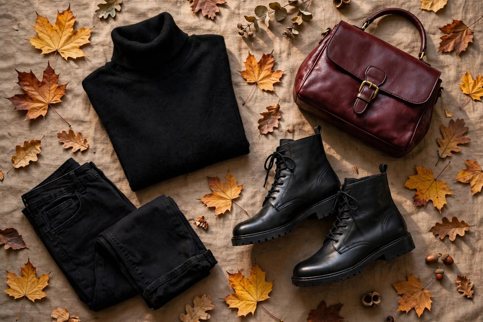 12. All-Black Everything with a Pop