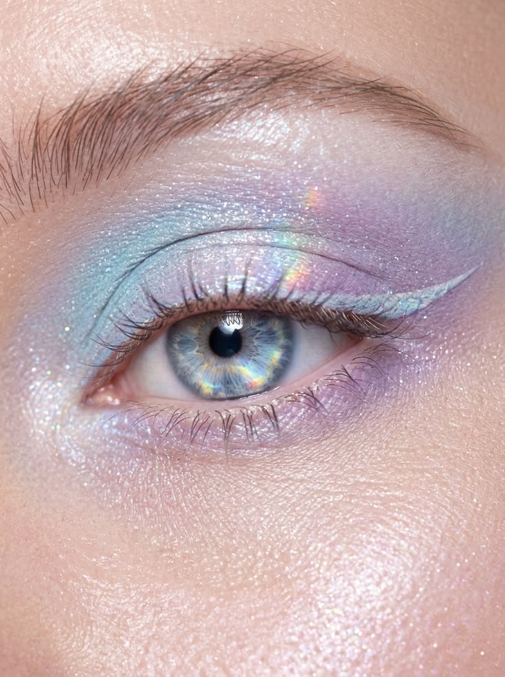 Iridescent Glitter Eye Paint (the Signature Look)