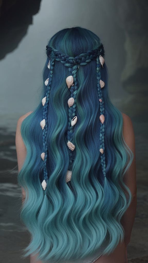 Shell Accessories and Wet-Look Waves
