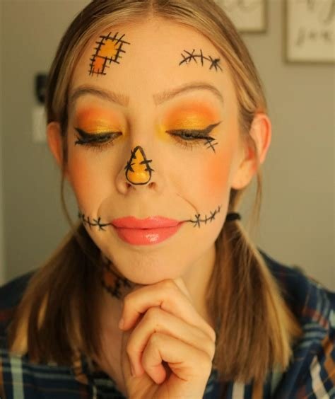 The Classic Cute Scarecrow: Stitched Smile & Cheek Patches